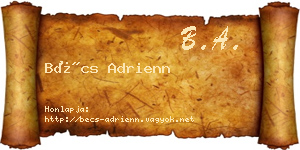 Bécs Adrienn névjegykártya